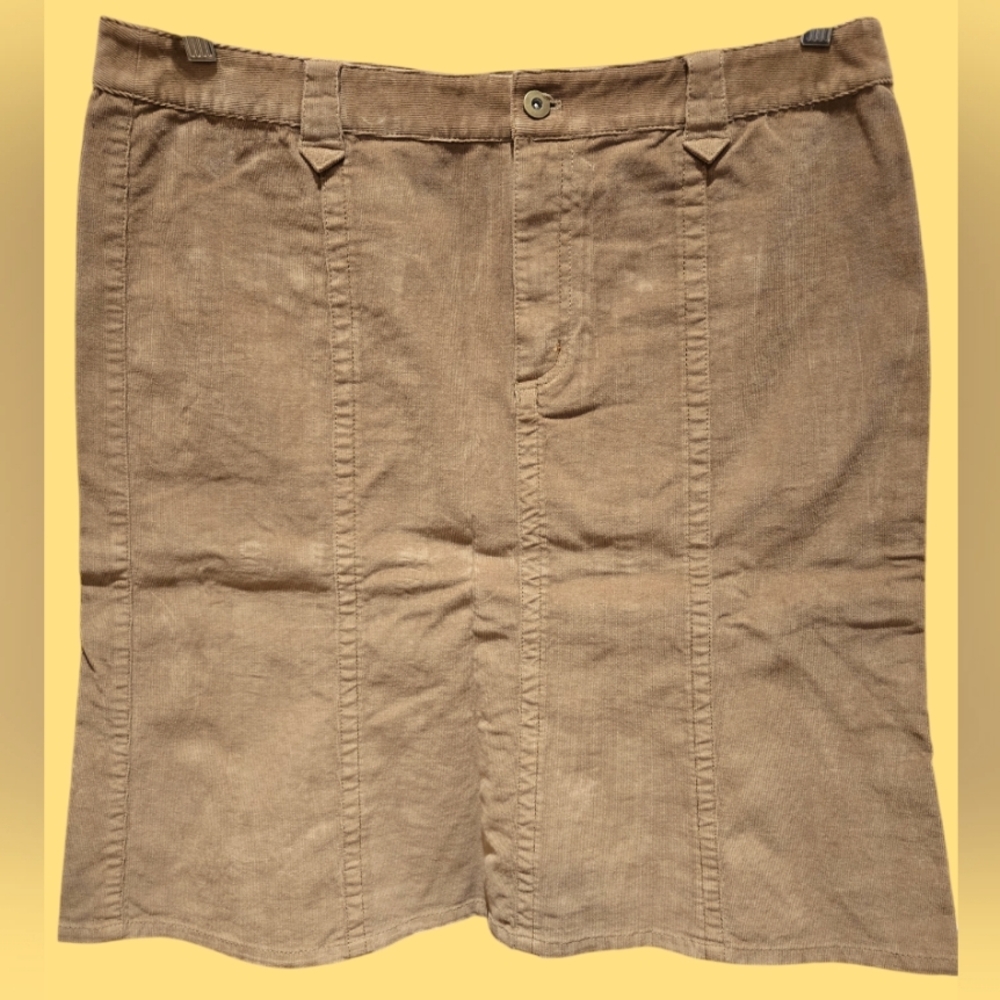 Eddie Bauer Corduroy Skirt Size 16 NWOT